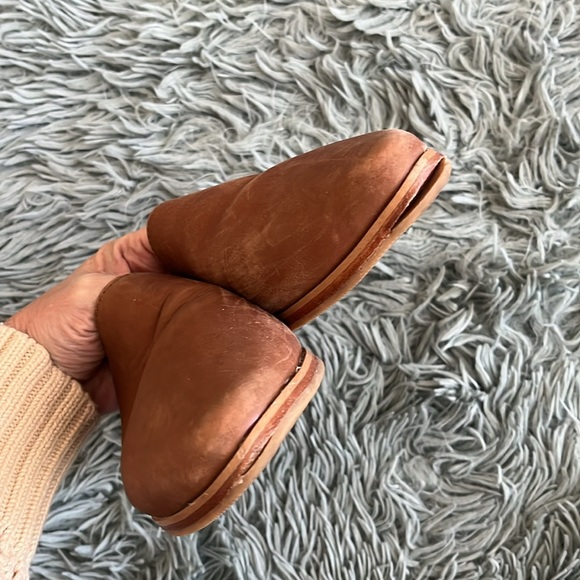 The Root Collective Lili Mule in Chestnut Leather - Picture 4 of 5